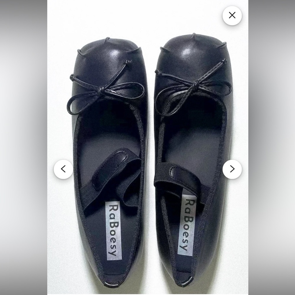 Classic Satin Bow Tie Ballet Flats